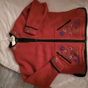 Icelandic wool zip-up